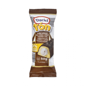 Cake relleno con cobertura de chocolate DUCIEL 50g