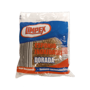 Estropajo inoxidable dorada LIMPEX 1u $ 0.39 Precio x unidad