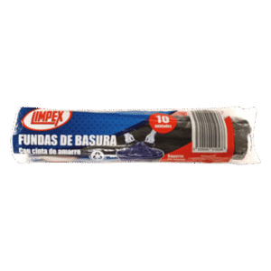 Fundas de basura rollo 58x71cm LIMPEX 10u $ 0.55 Precio x unidad