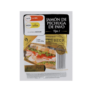 Jamón pechuga de pavo LÜBECK 200g