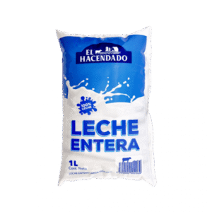Leche entera funda EL HACENDADO 1L