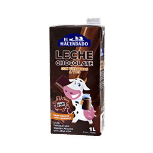 Leche saborizada, chocolate EL HACENDADO 1L