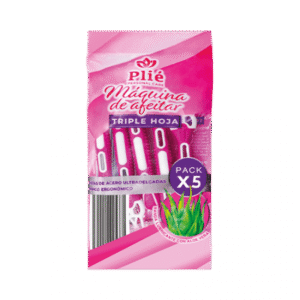 Máquina de afeitar, mujeres PLIÉ 5u