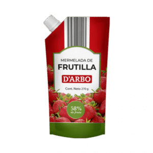 Mermelada de frutilla doypack D`ARBO 270g