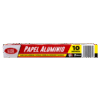 Papel de aluminio 10m x 30cm KASÚ 1u $ 0.89 Precio x unidad