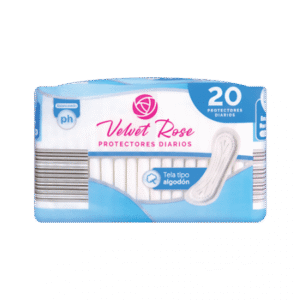 Protectores diarios VELVET ROSE 20u
