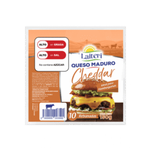 Queso cheddar rebanado LAITERI 150g