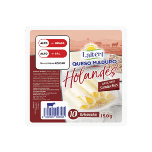 Queso holandés rebanado LAITERI 150g
