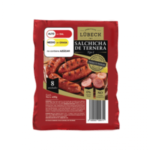 Salchicha de ternera LÜBECK 400g