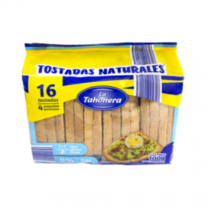 Tostadas naturales LA TAHONERA 100g