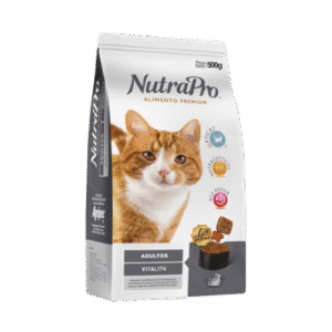 Alimento para gatos, vitality NUTRAPRO 500g