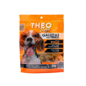 Galletas para perros sabor a pollo THEO 80g