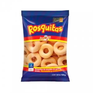 Rosquitas de almidón de yuca y queso INALECSA