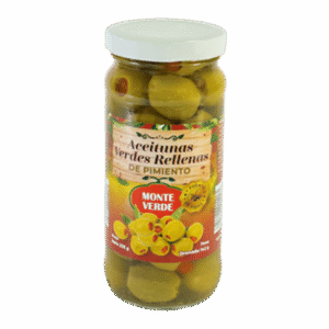 Aceitunas verdes con pimiento MONTEVERDE 235g