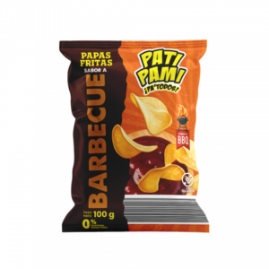 Papas fritas sabor a BBQ PATIPAMI 100g