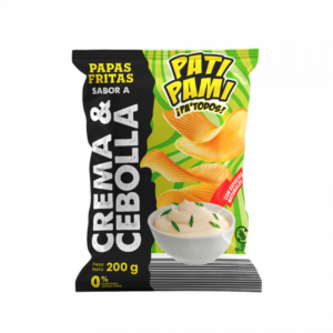 Papas fritas sabor a cebolla PATIPAMI 200g