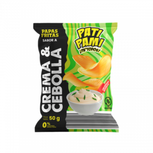 Papas fritas sabor a cebolla PATIPAMI 50g
