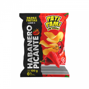 Papas fritas sabor habanero picante PATIPAMI 100g