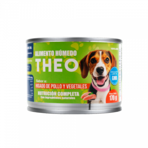 Alimento húmedo perro hígado THEO 170g