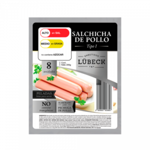 Salchicha de pollo LÜBECK 200g